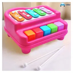 FunBlast Xylophone Piano with 5 Voice Notes Musical Toy  Pink image 2