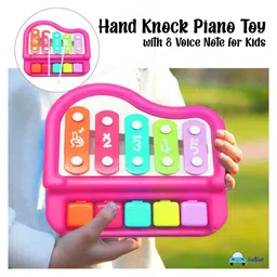 FunBlast Xylophone Piano with 5 Voice Notes Musical Toy  Pink image 4
