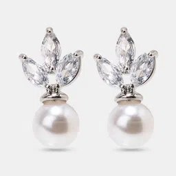 Forever Glam by Pantaloons Floral Studs Earrings image 3