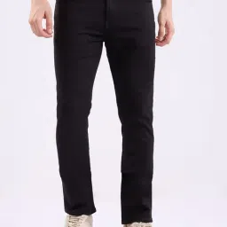 Spykar Black Cotton Regular Fit Jeans-image-15