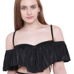 La Intimo Black Non Wired Non Padded Bralette-picture-24