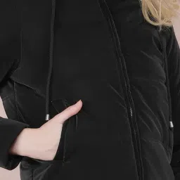 Crimsoune Club Black Regular Fit Hooded Jacket image 5