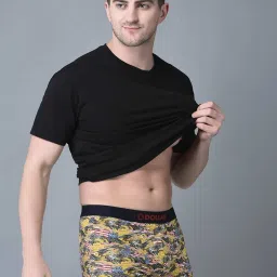 Dollar Bigboss Assorted Cotton Regular Fit Printed Trunks - Pack Of 5 image 5