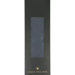 Louis Philippe Navy Embroidered Tie image 5