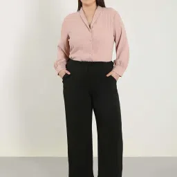 Vero Moda Curve Jet Black Formal Trousers image 5
