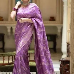 Vmdesigns Woven Design Zari Art Silk Handloom Banarasi Saree image 5