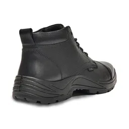 TSF Men Textured Leather Round-Toe Regular Boots image 5
