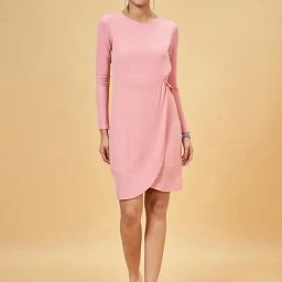 Annabelle by Pantaloons Pink Bodycon Dress-picture-18