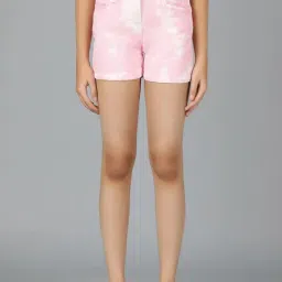 Tales & Stories Girls Pink Cotton Printed Shorts-picture-41
