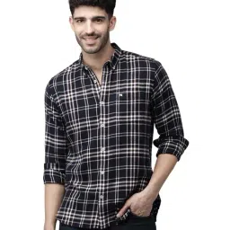 The Bear House Blue Button Down Collar Full Sleeves Shirt-picture-13