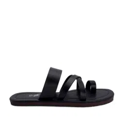Madras Trunk Men's Cane Black Toe Ring Sandals-picture-21
