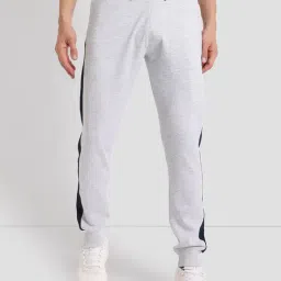 U.S. Polo Assn. Grey Melange Regular Fit Active Joggers-picture-25