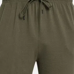 Octave Brown Cotton Regular Fit Trackpants image 5