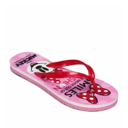 Paragon Women's Red Flip Flops image 3
