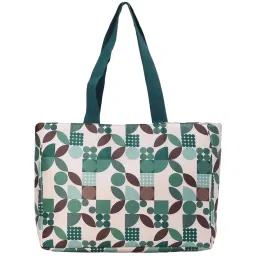 Puma Varsity Green Printed Tote Handbag image 5