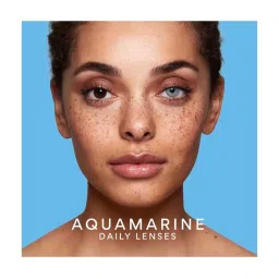 Swati Cosmetics Coloured Contact Lenses - Aquamarine (1 Day, Power - 2.50) image 4