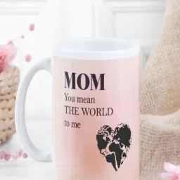 FNP Multicolor Ceramic Printed Best Mom Coffee Mug (325 ml) image 3