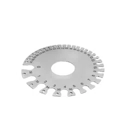 Buyohlic International Wire Gauge Measuring Tool Stainless Steel Sheet with 0.19 - 8.23 mm Measuring Range and Round Shape, XD-1M5W-CJER-picture-11