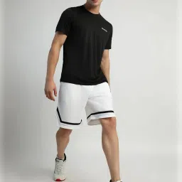 Reebok White Regular Fit Sports Shorts image 5