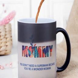 FNP Multicolor Ceramic Printed Wonder Woman Mommy Magic Mug (325 ml)-picture-24