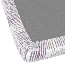 Bianca Pink & Purple Cotton Geometric 144 TC King Bedsheet with 2 Pillow Covers image 4