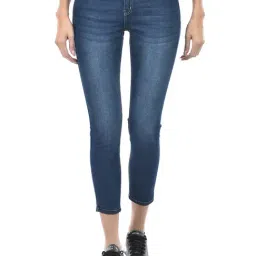 NUMERO UNO Dark Blue Denim Skinny Fit Mid Rise Jeans-picture-22