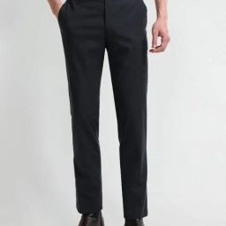 Arrow Blue Relaxed fit Checks Trousers-picture-45