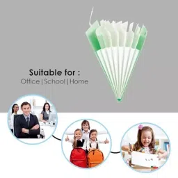 POLEN Fullscape Expanding File Folder 8 Pocket With Adjustable Buckle Pestal Green image 4