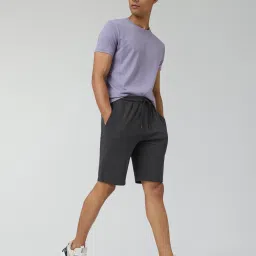 XYXX Graphite Grey Regular Fit Shorts image 5