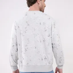 Monte Carlo Grey Regular Fit Printed T-Shirt image 2