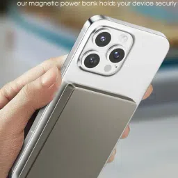 Powerup Powerslim Mini 5000Mah Magsafe Power Bank, 15W Fast Wireless Charging - Gold image 4