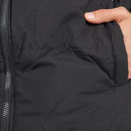 Styli Men Mock Collar Solid Casual Puffer Jacket image 4