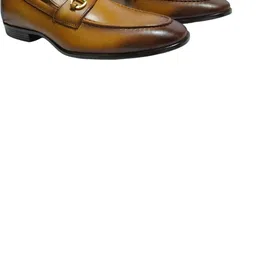 FEET FIRST Men Tan Leather Slip-On Casual Loafers-picture-23