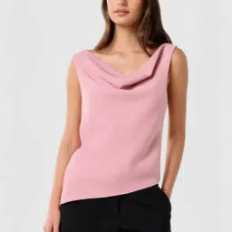 Forever New Pink Plain Top-image-21