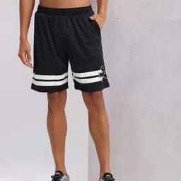 HRX by Hrithik Roshan Men Printed Rapid Dry Training Shorts image 2