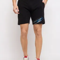 Duke Black Regular Fit Shorts-image-61