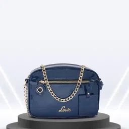 Lavie Blue Solid Small Sling Handbag-picture-23