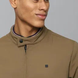 Allen Solly Brown & Green Cotton Regular Fit Quilted Jacket image 4