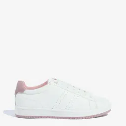 LUNA BLU by Westside White Lace-Up Sneakers image 2