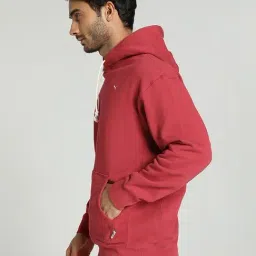 Puma MMQ Red Relaxed Fit Hooded Jacket image 3