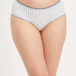 Clovia White Printed Hipster Panty-picture-38