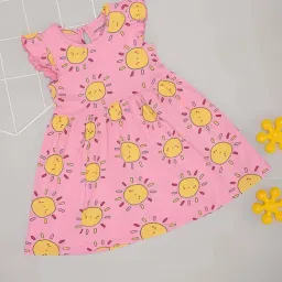 Pantaloons Baby Girls Pirouette Cotton Printed Casual Dresses-image-61