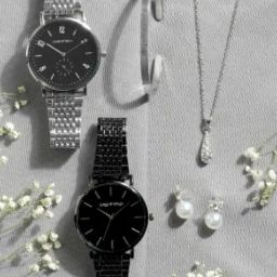 Joker & WItch JWGS57 Analog watch for Couples with Bracelet, Necklace & earring-picture-22