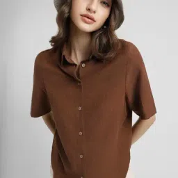 Forever 21 Brown Regular Fit Shirt-picture-14