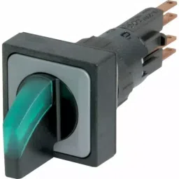EATON RMQ16 Series 3 Position Selector Switch Head, 16 mm Cutout, Black/Green Handle, 072366 Q25LWK3R1-GN-picture-14