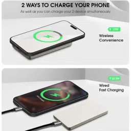 Powerup Powerslim Mini 5000Mah Magsafe Power Bank, 15W Fast Wireless Charging - Gold image 5