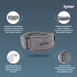 Tynor Pattelar Support Knee Support Universal Size D 19 image 3