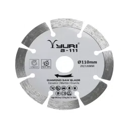 Yuri B-111 Segment Marble Cutting Blade Diameter 4 inch (110 mm) x 20 mm Bore Size for Marble and Granite (Pack of 2)-picture-44