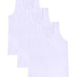 Bodycare Kids Boys Pack Of 3 White Innerwear Vests-picture-38