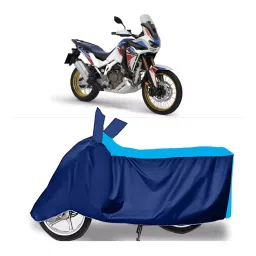 Auto Pearl Two Wheeler Cover for Honda Africa Twin - Cyan, Blue-picture-44